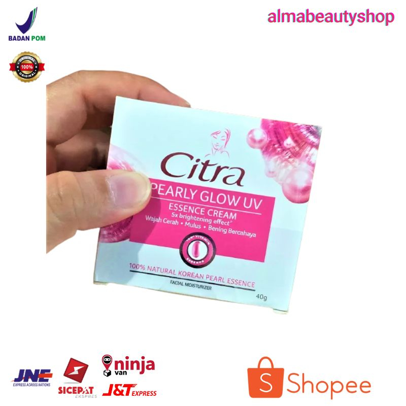 (PROMO) CITRA KRIM WAJAH PEARLY GLOW UV 40G / Face Cream Pearly Glow UV Citra / Asli Murah Aman BPOM