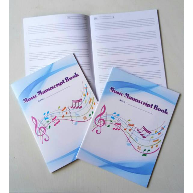 

✅TERMURAH ⚡II Buku tulis musik garis lima / buku garis paranada / manuscript book music book