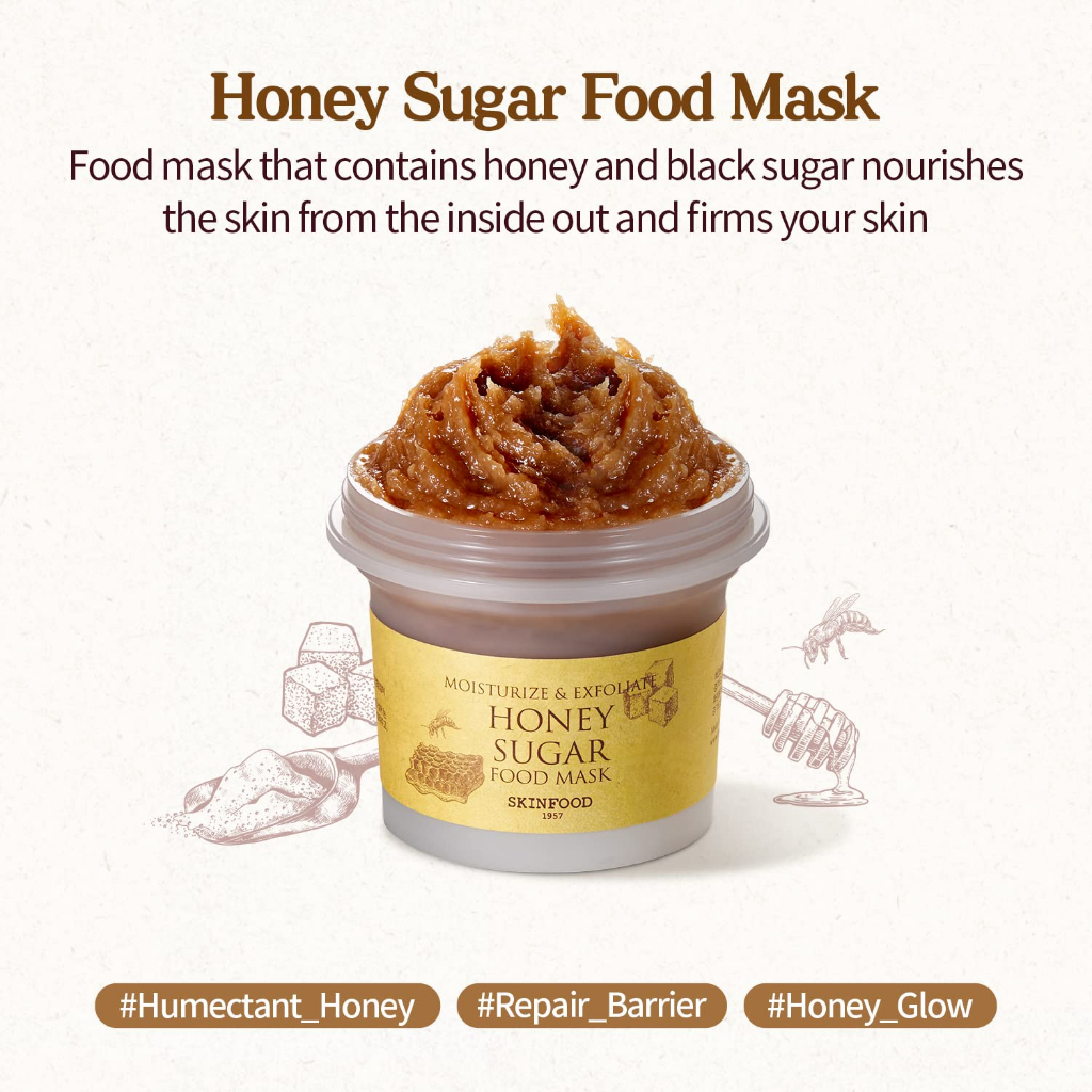 SKINFOOD HONEY Mask Wash Off 100gr