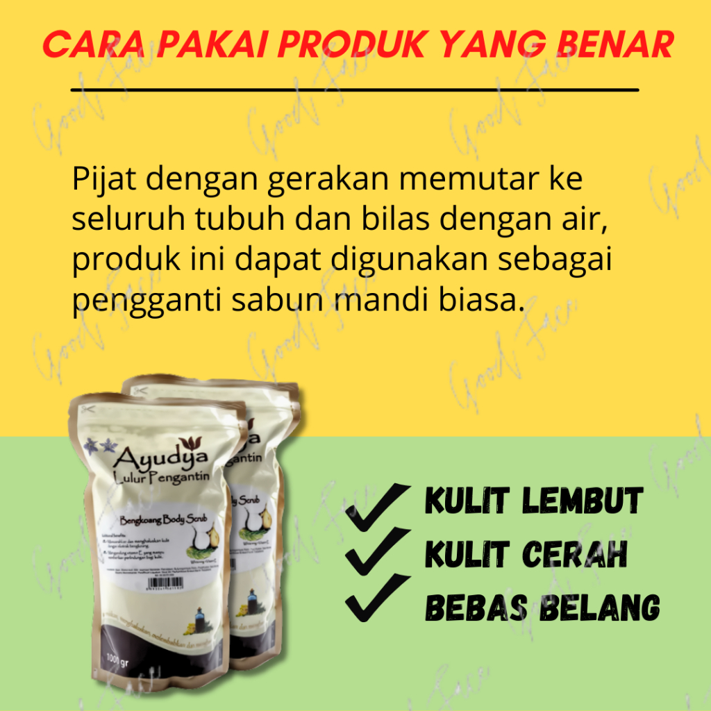 Ayudya Lulur Pengantin Bengkoang + Vitamin E 1000