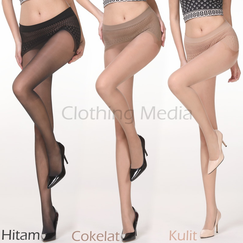 Pantyhose Fashion Seamless 5D Premium Stocking Celana Velvet Stoking Wanita Elastis