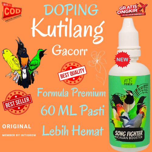 Doping Burung Kutilang Gacor 60 ML / Doping Kutilang / Vitamin Burung Kutilang Biar Gacor / Vitamin 