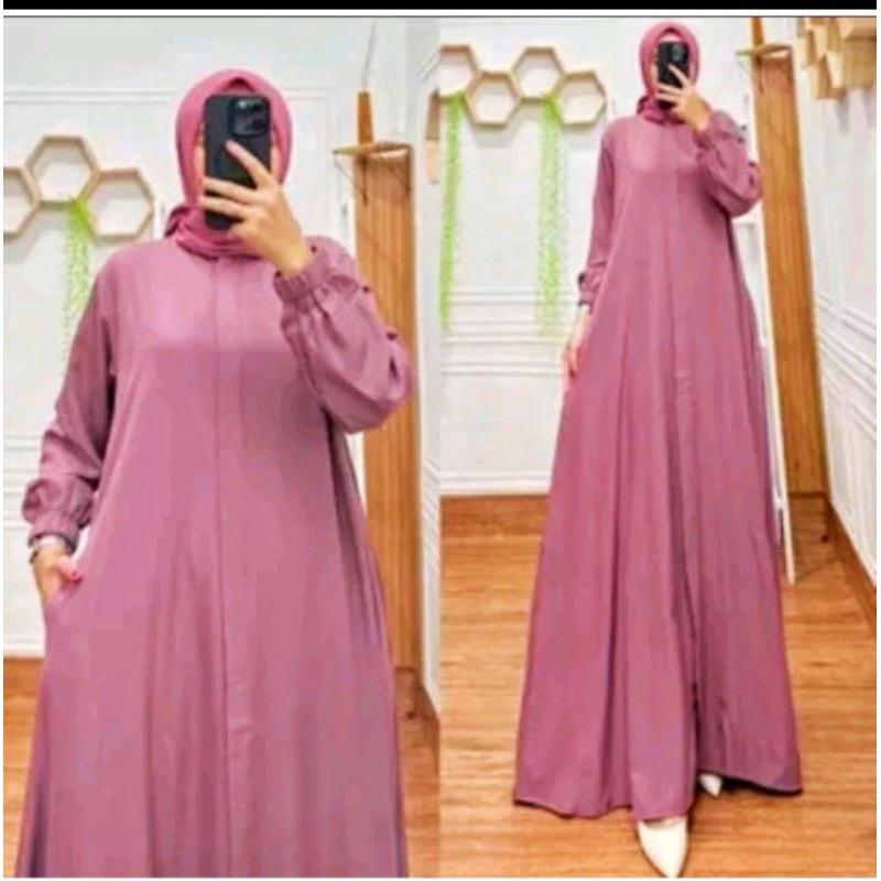 NEW/DRESS GAMIS MARYAM/GAMIS TERBARU/GAMIS WANITA/BAHAN CRINGKLE AIRFLOW PREMIUM