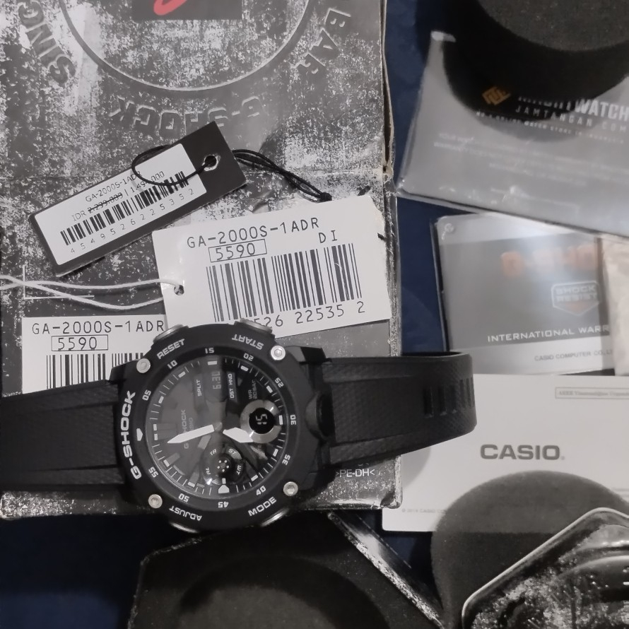 G Shock GA 2000S 1ADR Fullset original second