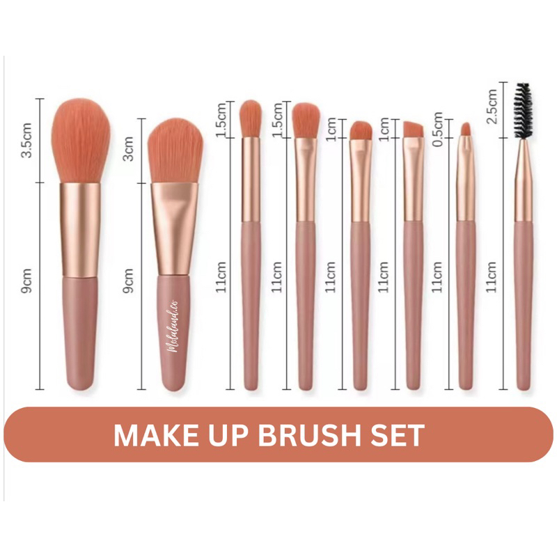 MAKE UP BRUSH SET HARGA UNTUK 1 SET KUAS MAKE UP RIAS WAJAH