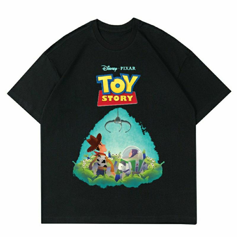 BAJU MOVIE TOY STORY | T-SHIRT KAOS TOY STORY WHITE | KAOS FILM TOY STORY | KAOS BAJU PRIA | KAOS OV