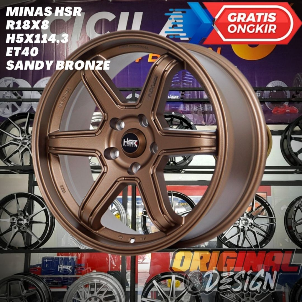 Velg Mobil Ring 18 HSR MINAS R18 Untuk HRV , XPANDER , OUTLANDER , BRV