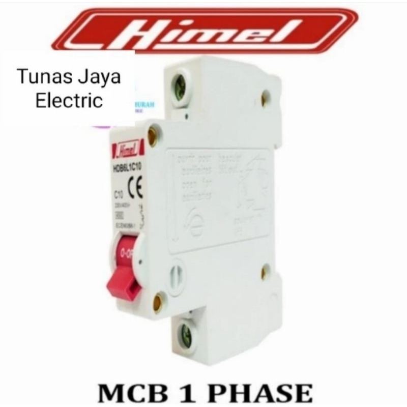 MCB 1Phase 2A / 4A / 40A / 50A / 63A HIMEL (Standar SNI - LMK)