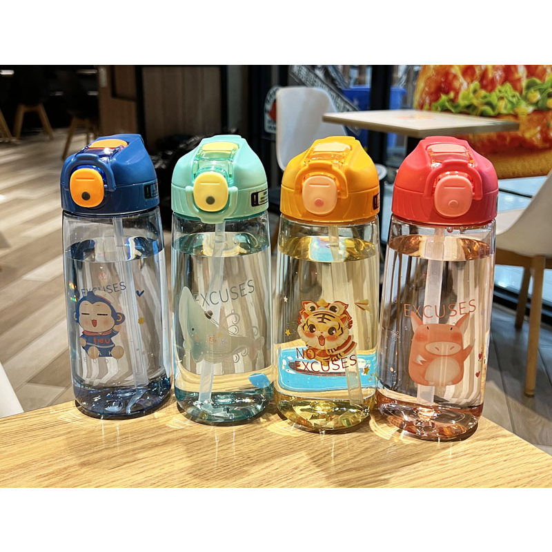 BOTOL MINUM ANAK 650 ML MOTOF ANIMAL LUCU/XBD 6012 BOTOL MINUM SEDOTAN