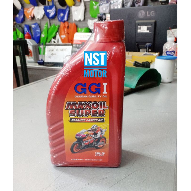 Oli GGI Maxoil Super 4T 20W 50 800 ML Wangi Original