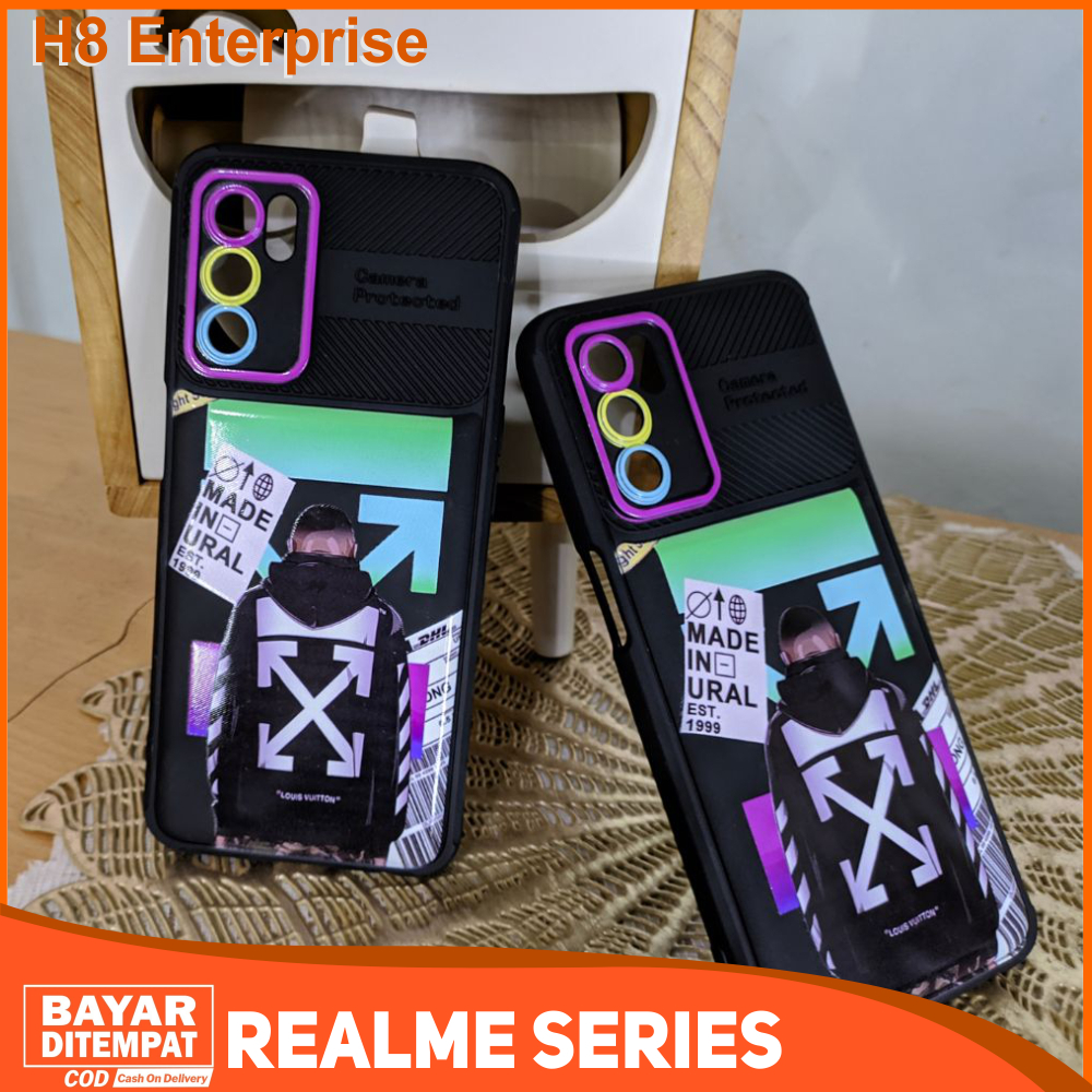 Case Realme 5 5i 6i 10 C3 C21 C21Y C25Y C30 C30S C35 C55 Narzo 50A Prime 50i Prime Casing Aesthetic Pro Camera Premium