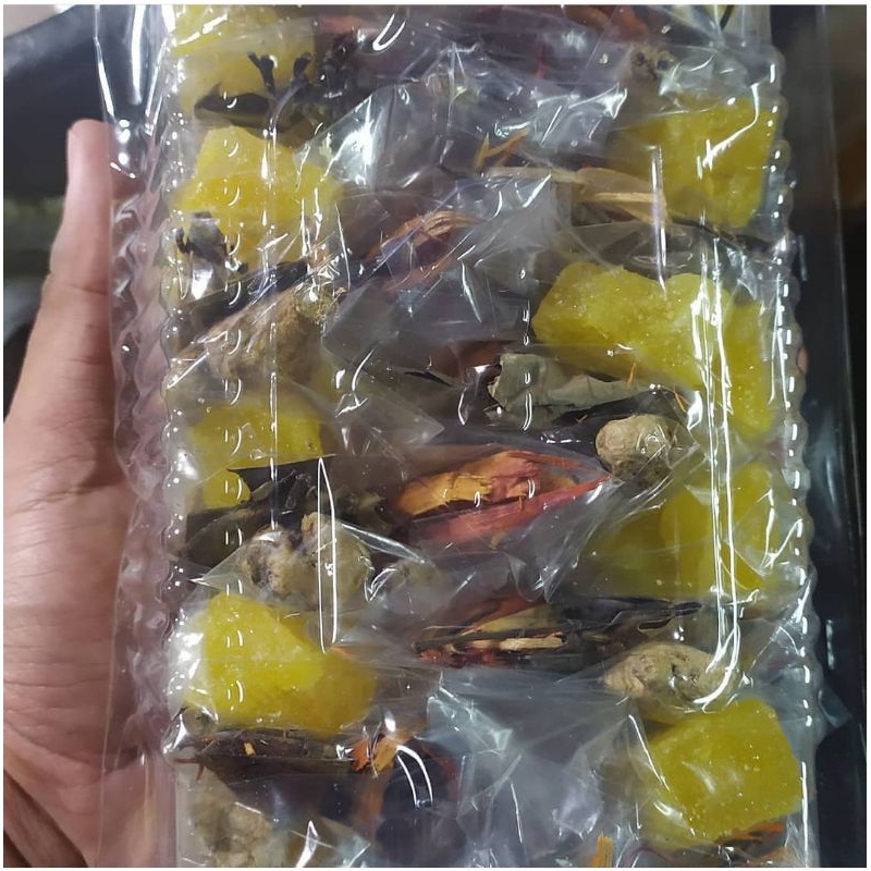 Wedang Uwuh Rempah Premium Asli Gula batu (isi 10pcs)