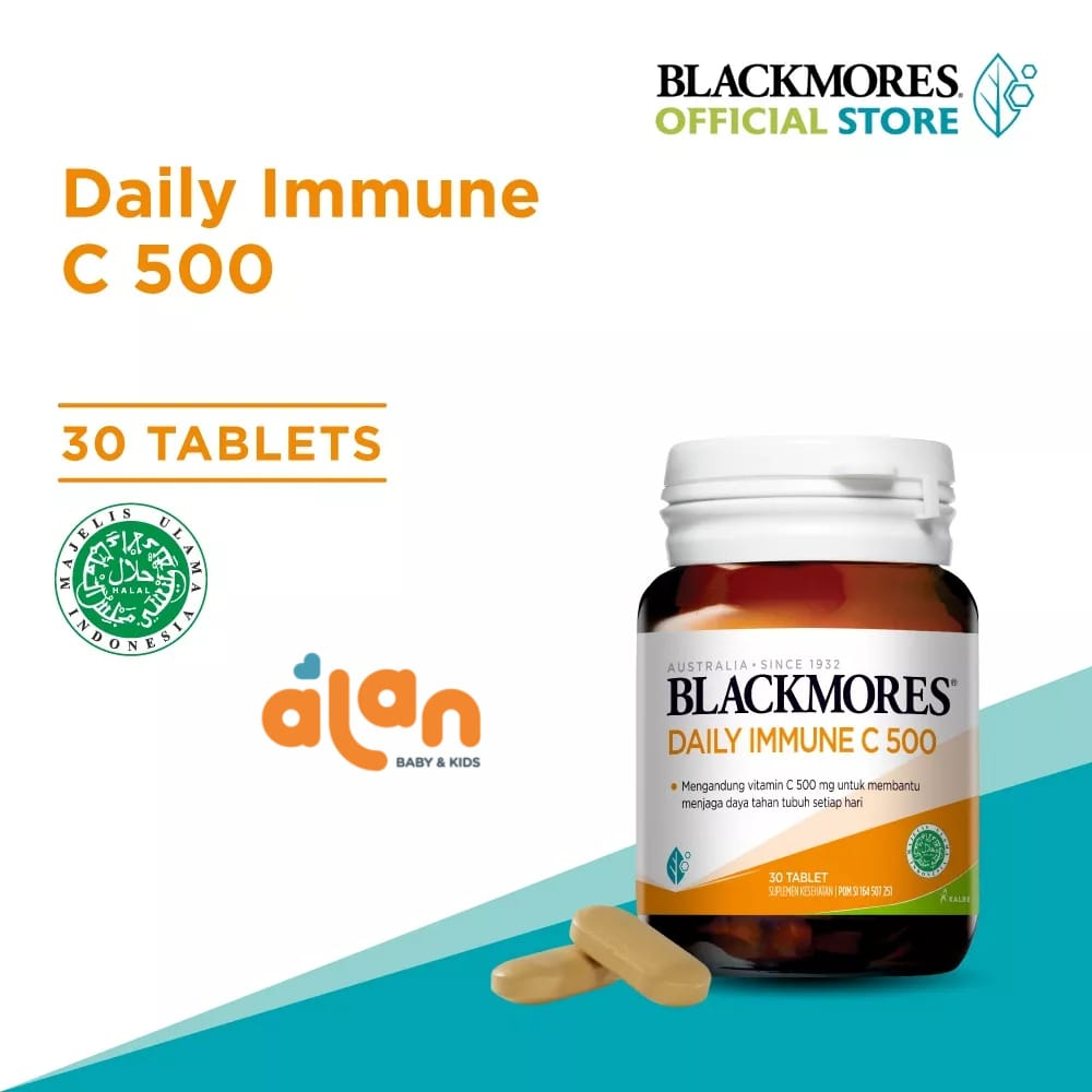Blackmores Daily Immune C500 - Vitamin C Peningkat Daya Tahan Tubuh