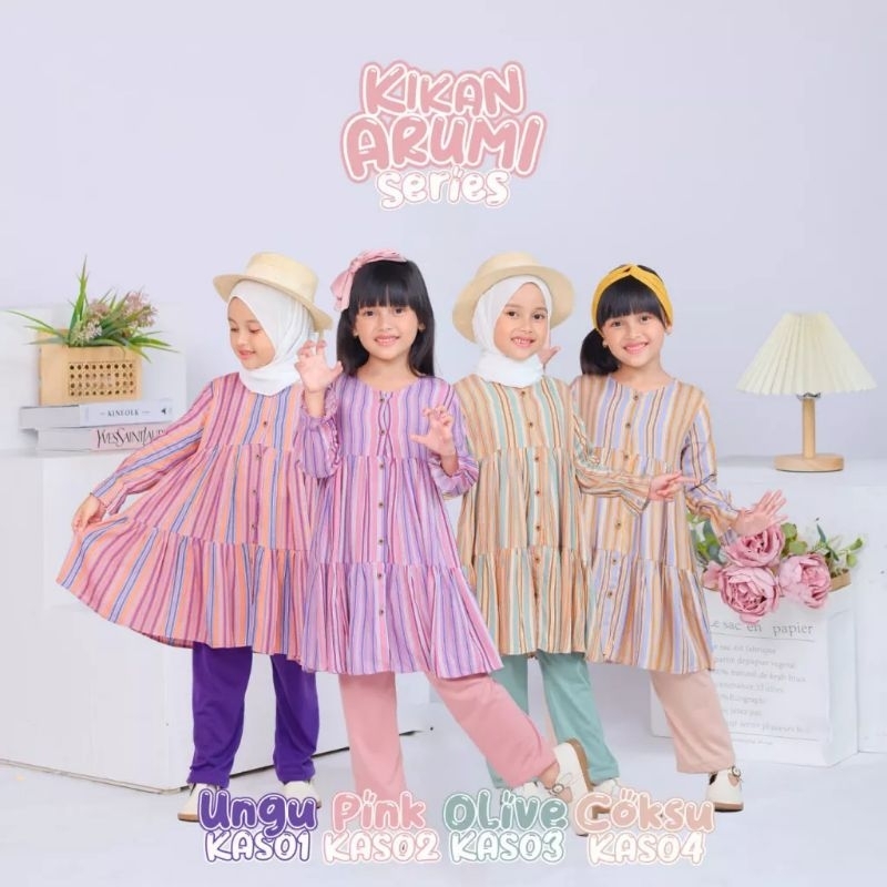Set Tunik Kikan Arumi series by Cutekids