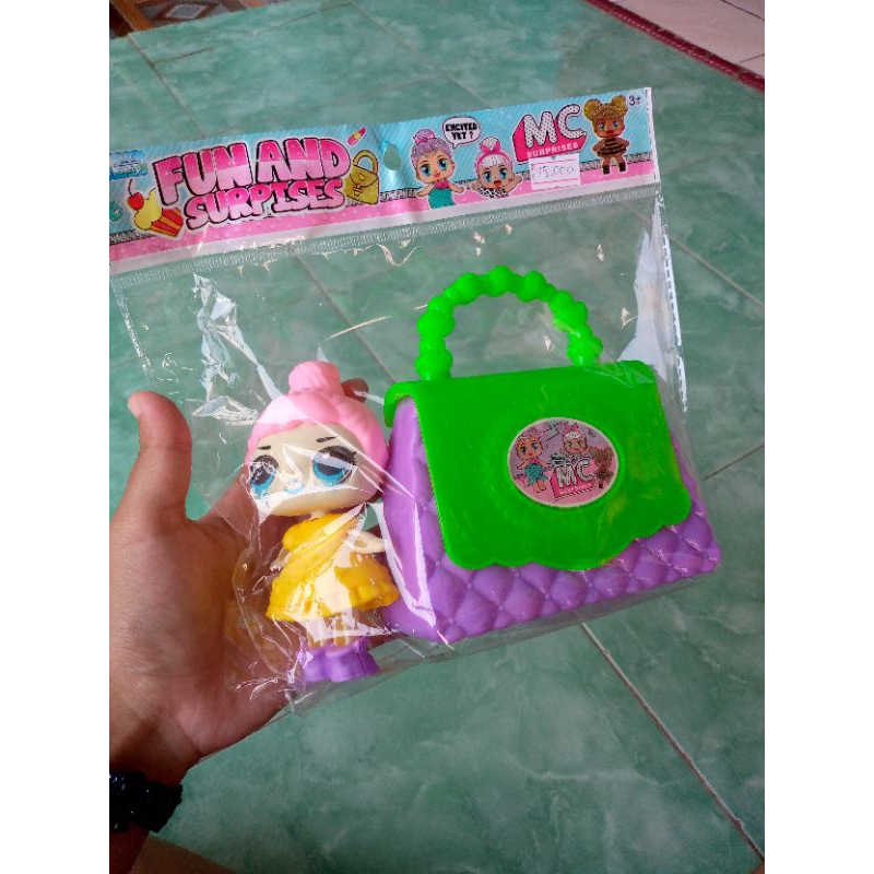 MAINAN BONEKA TAS LOL