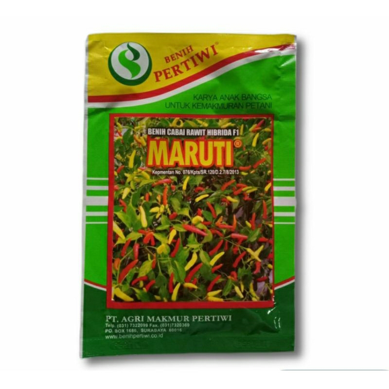 Cabe Rawit MARUTI F1 - Bibit Cabe Rawit Hibrida MARUTI Original Isi 10 gram