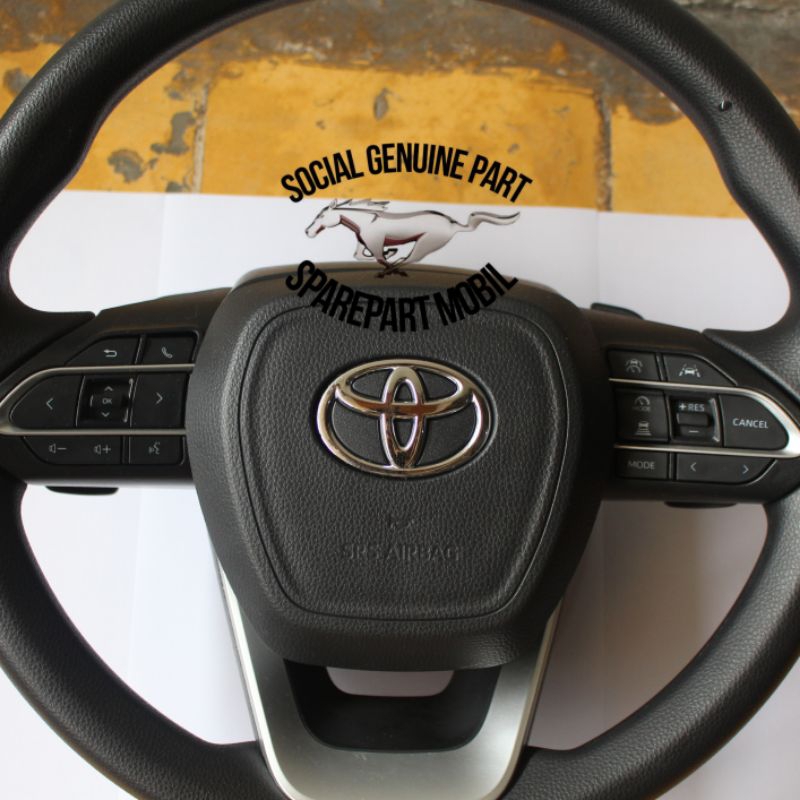 Stir Steer Toyota Innova Zenix lengkap Paddle shift Original