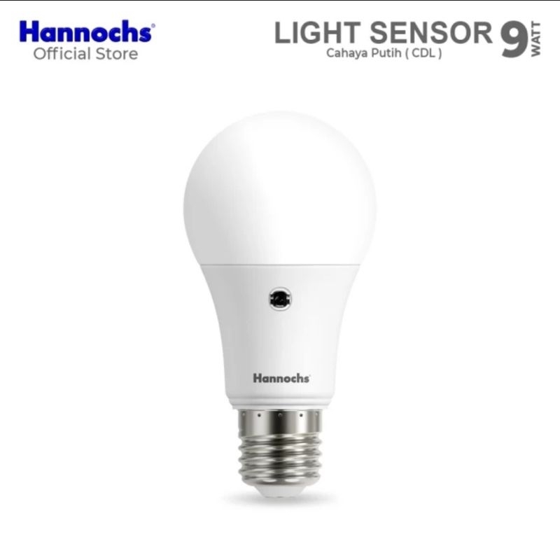 LAMPU LED HANNOCHS 9W LIGHT SENSOR