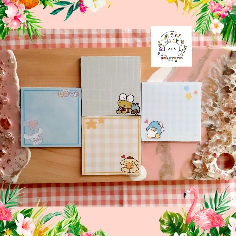 

[30 Lembar] Memopad SANRIO/memonotes/notepad/sanrio/DIY/jurnal/planner