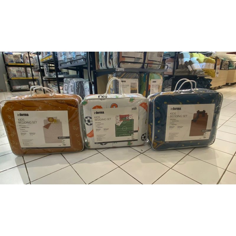 BEDCOVER ANAK INFORMA/BEDCOVER SALE MURAH UK 120X200/BEDING SHET KIDS/Bedding set Kids uk 100x200
