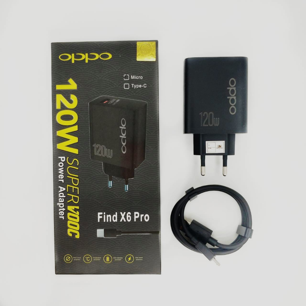 PROMO Charger Ori Oppo find x6 pro 120w black  Support super vooc Fastcharging BY.SULTAN