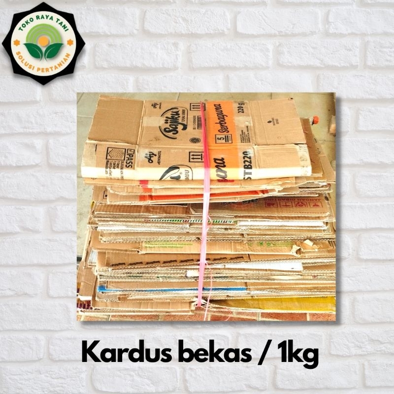 jual Kardus/dus bekas 1kg isi random