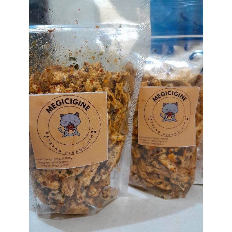 

basreng pedas + daun jeruk