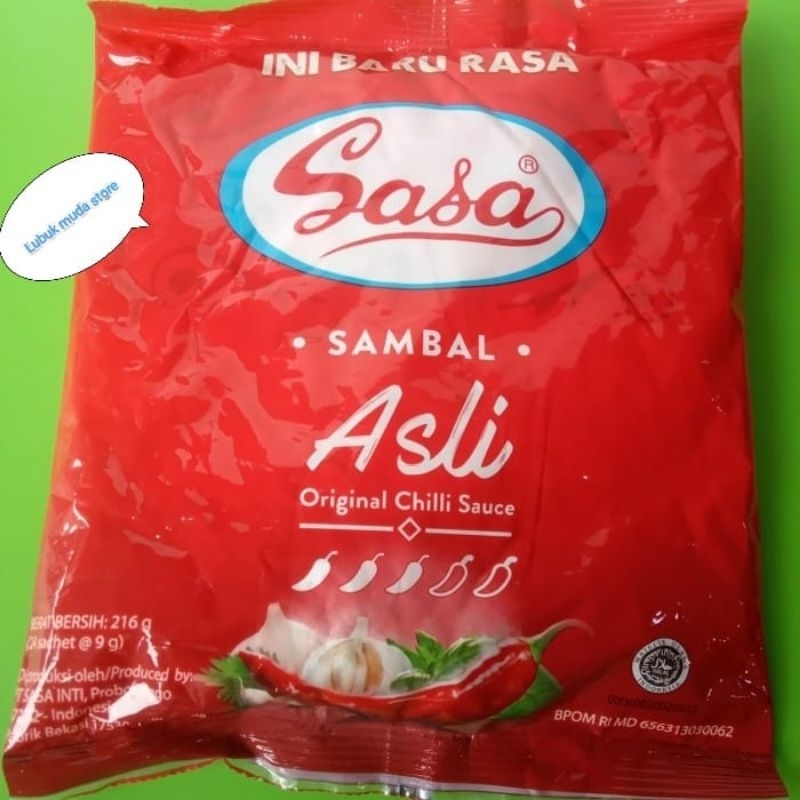 

Saus sambal sasa asli