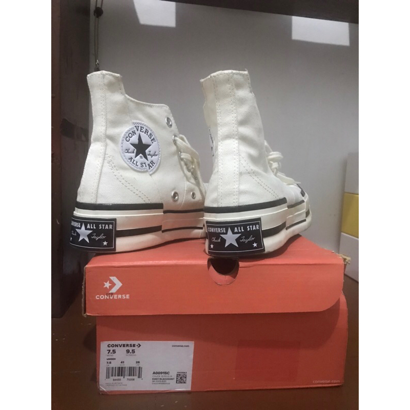 Converse Chuck 70 Plus Egret Black Egret