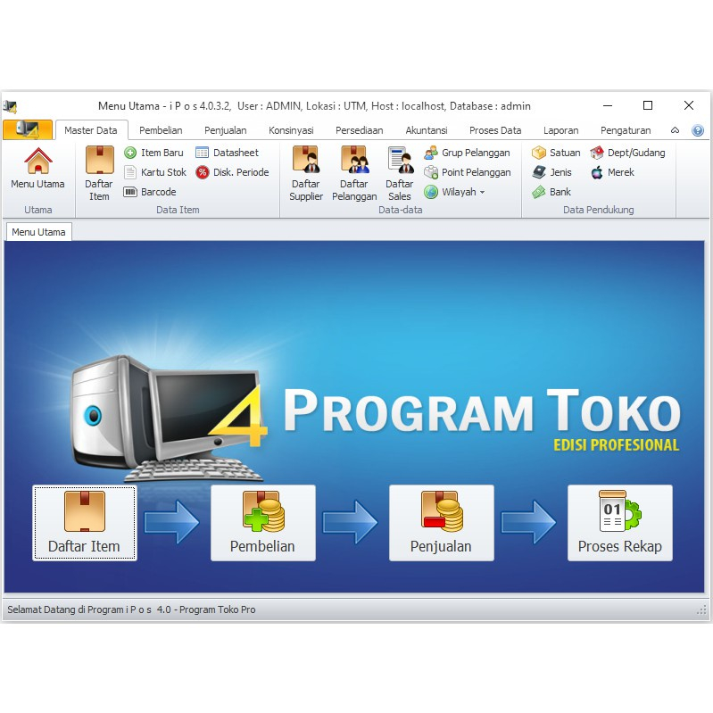 Program Toko Kasir i-Pos 4 Profesional Full Version Lifetime