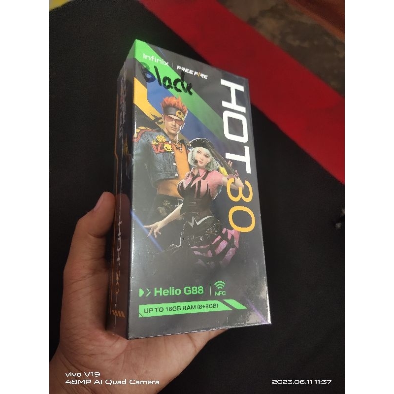 (NEW/BARU) HP Infinix Hot 30 NFC ram 8/128