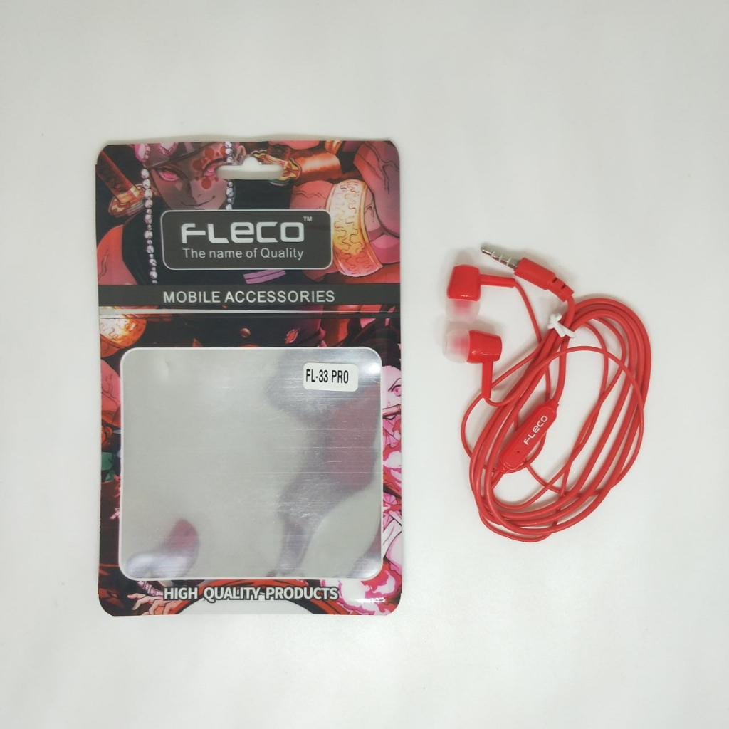 HANDSFREE ORIGINAL EARPHONE FLECO FL33 PRO CANDYPACK