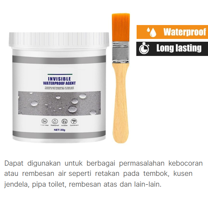 Lem Waterproof Transparan Kebocoran Anti Rembes Bocor Tembok Pipa