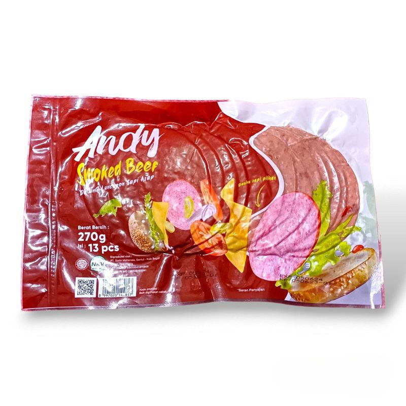 

ANDY Smoked beef 270 gr