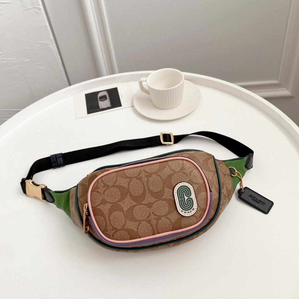 Coach Original 91010 91066  New Zipper Casual Chest Bag Waistpack  yaobao