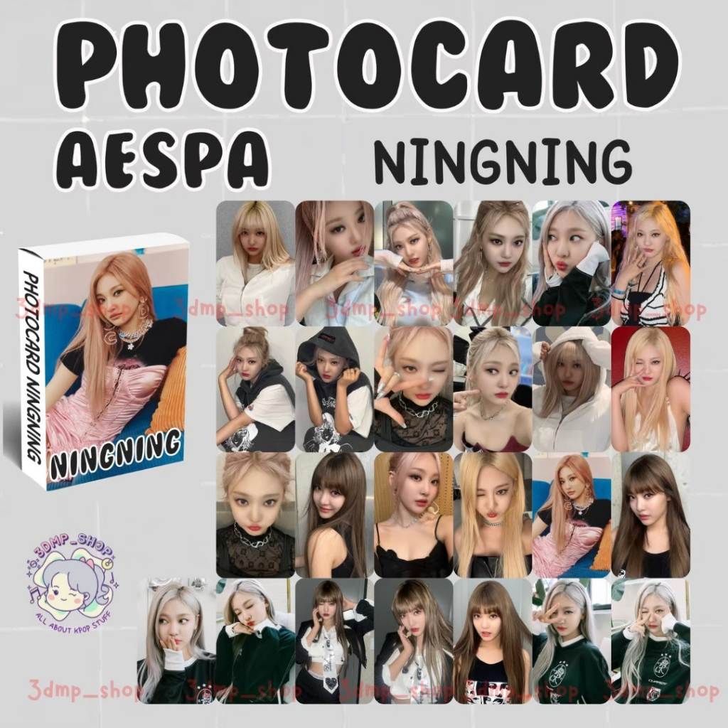 [25 lembar] photocard lomo photo card lomocard AESPA Karina Ningning Winter Giselle