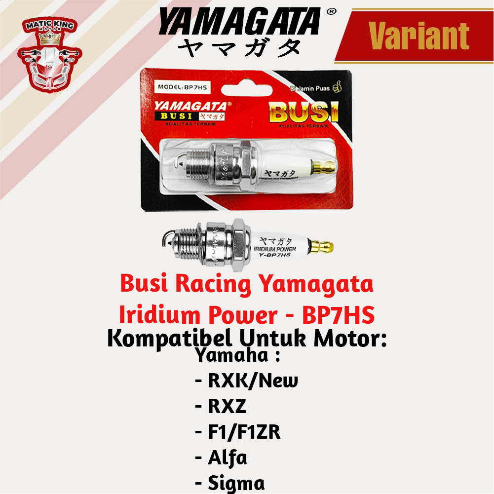 Busi racing Iridium Power Vario Beat Satria FU Nmax Mio Jupiter Z RXKing Spin Supra X KLX Yamagata