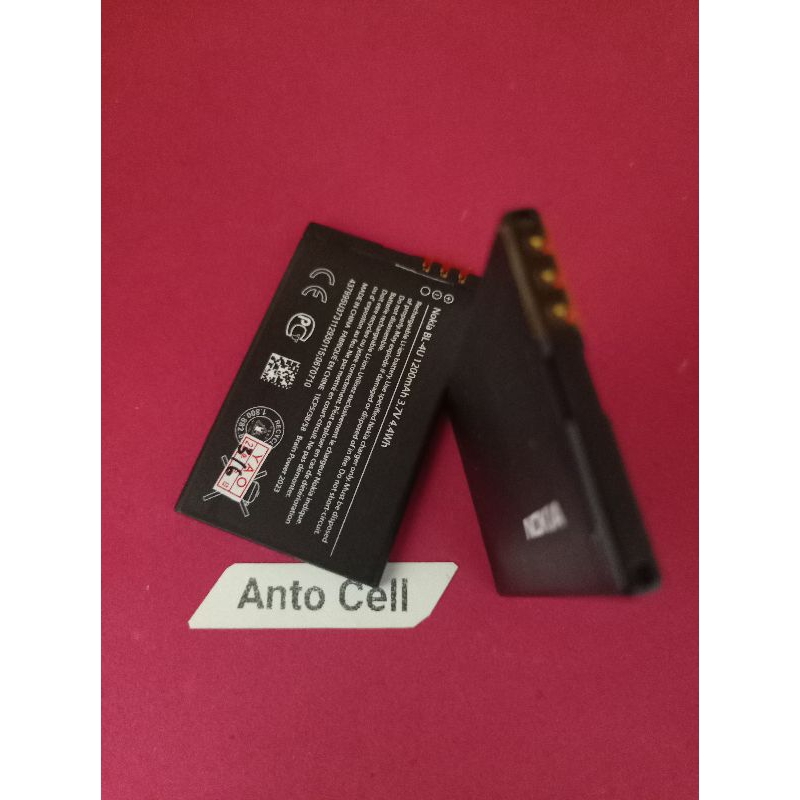 Baterai Nokia Asha 210 E66 E75 300 305 306 308 309 310 311 501 BL4U BL-4U battery hp