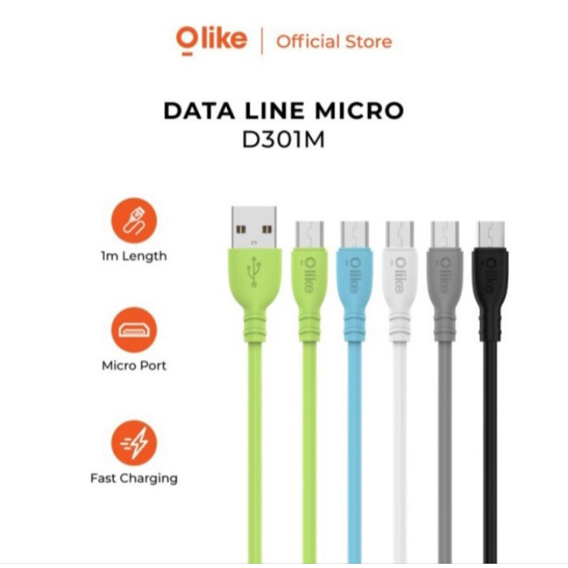 Kabel Data Micro USB Fast Charging 100cm