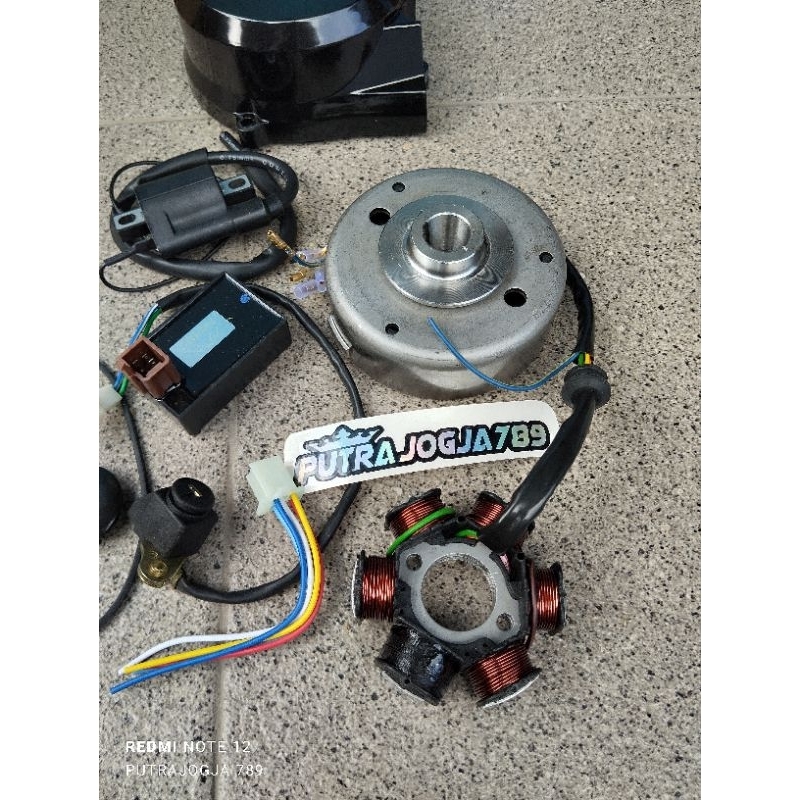 PENGAPIAN SET CDI UNTUK RUBAH GL100 CB100 CB125 KOMPLIT PNP