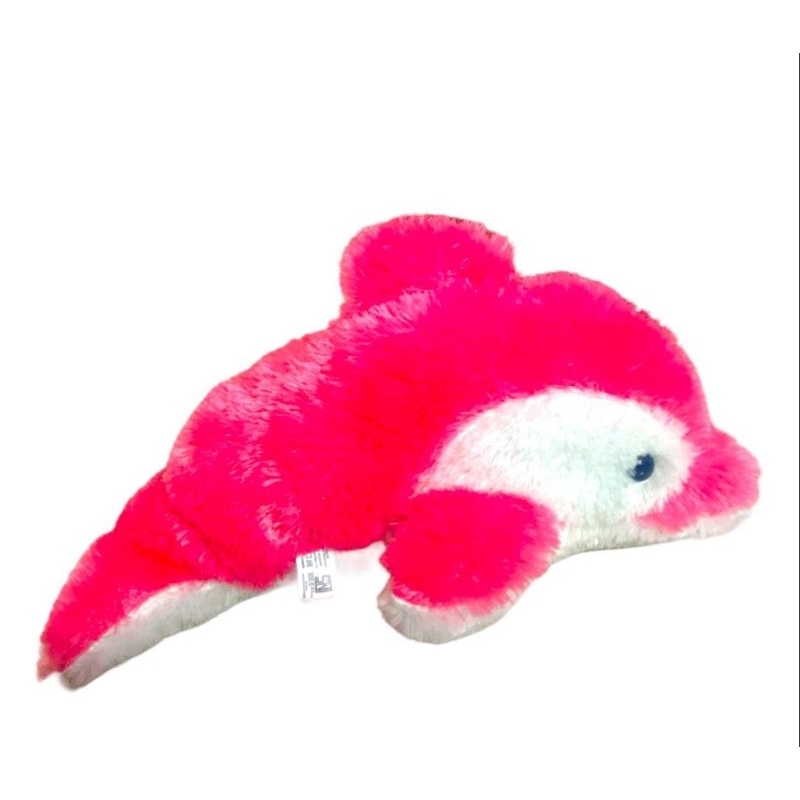 BONEKA DOLPHIN BULU RASFUR SZ M DAN L