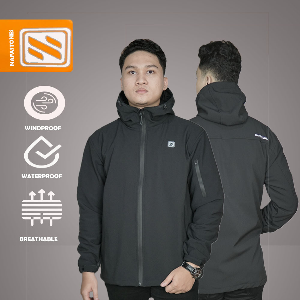 Jaket Motor Anti Air dan Angin Hoodie Stylish Premium