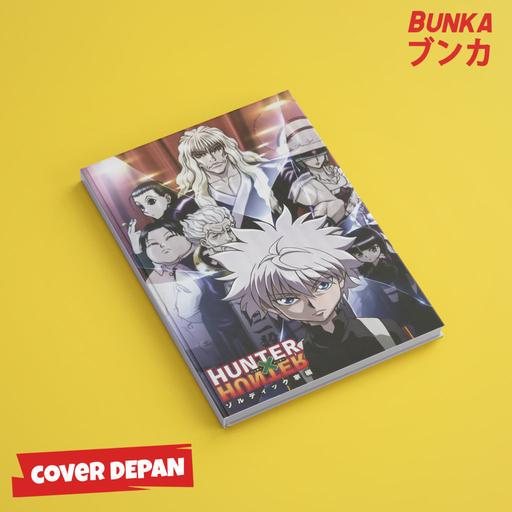 

Note Book Anime Hunter x Hunter Zoldyck Family Hardcover A5 Buku Tulis Catatan Notes Agenda Planner Jurnal vintage buku catatan story book kado anniversary valentine cowok cewek murah
