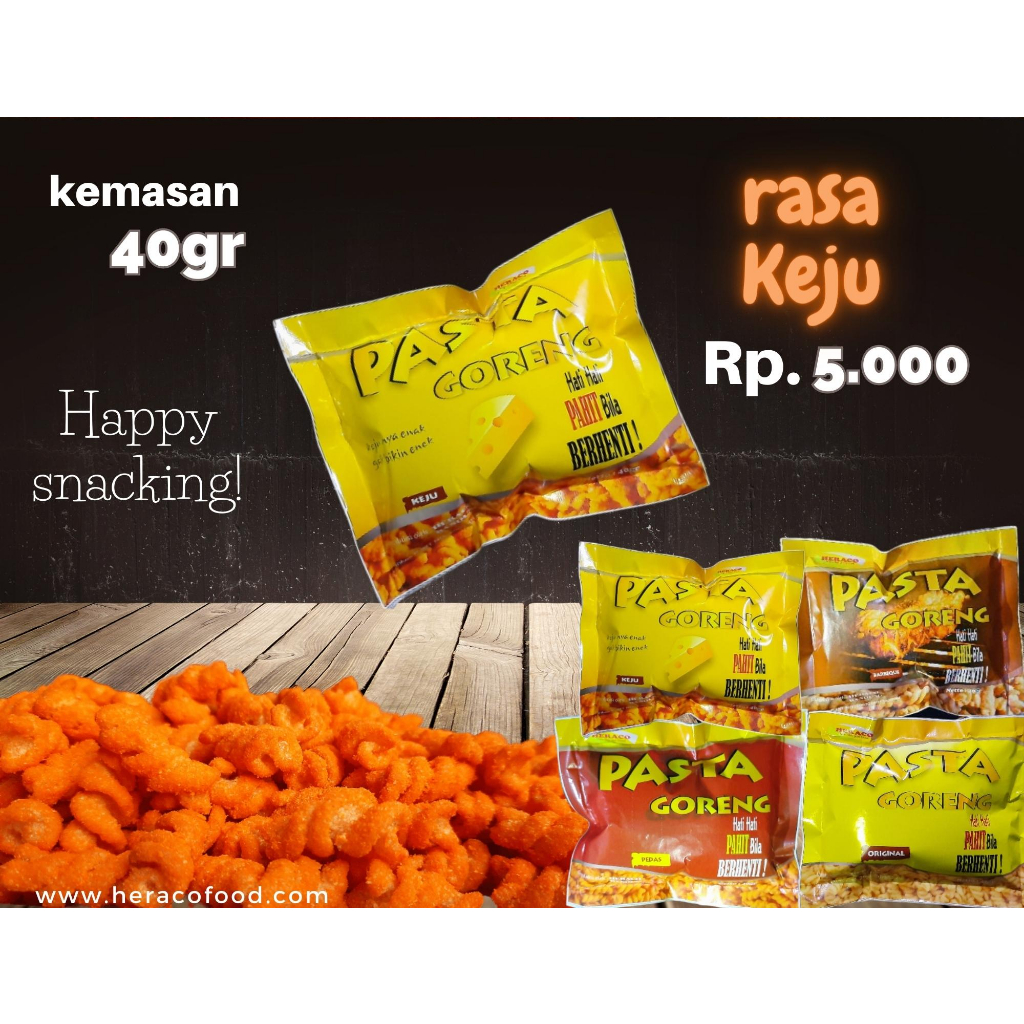 

Makaroni spiral rasa keju heraco pasta goreng // makaroni kriuk // MAKRONI