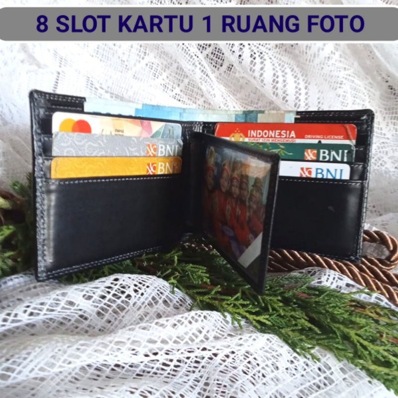 DOMPET KULIT PRIA KULIT SAPI ASLI 100% FULL KULIT QUALITAS BAGUS MODEL TIDUR ORIGINAL