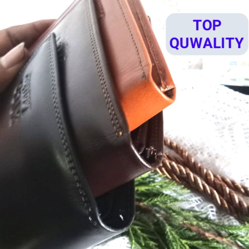 DOMPET KULIT PRIA KULIT SAPI ASLI 100% FULL KULIT QUALITAS BAGUS MODEL TIDUR ORIGINAL