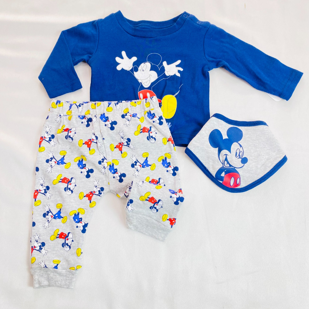 JUMPER SET - baju baby sleepwear bip / 3in1 SETELAN BAYI 0-9 bulan import premium