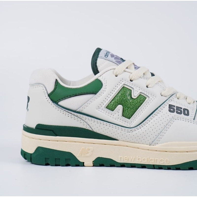 Sepatu New Balance 550 AM White Green
