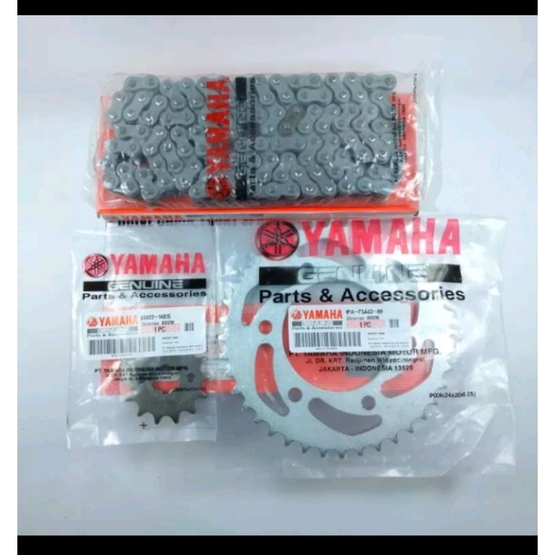 Gir set rantai Vixion new 1pa Vixion NVL original Yamaha