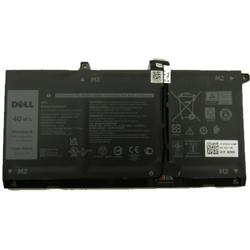 Baterai Laptop Dell Latitude 3410 3510 JK6Y6 C5KG6 40Wh Series